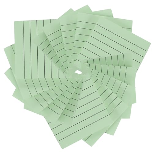 Sewroro 20 Stück Teiliges Farbige Linierte Haftnotizen Tragbares Schreibpapier Selbstklebende Memo Pads für Schüler Notizzettel für Büro und Schule Handlich und Vielseitig Einsetzbar von Sewroro