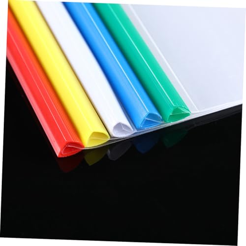 Sewroro 20 Stück Teiliges Kunststoff Aktenordner Transparent mit Schiebestange Rutschfester Vertragshalter Papierorganizer für Büro Schule Zuhause Farblich Sortiert Zufällige Farbe Sewroro 20 Stück Teiliges Kunststoff Aktenordner Transparent mit Schiebestange Rutschfester Vertragshalter Papierorganizer für Büro Schule Zuhause Farblich Sortiert Zufällige Farbe von Sewroro