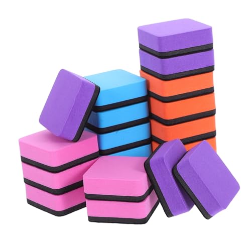 Sewroro 20 Stück Teiliges Magnetisches Whiteboard-wischer- Kleine Quadratische Eva-filz-radierer Wiederverwendbare Tafelreiniger für Klassenzimmer Büro Tafeln Leicht und Stabil Sewroro 20 Stück Teiliges Magnetisches Whiteboard-wischer- Kleine Quadratische Eva-filz-radierer Wiederverwendbare Tafelreiniger für Klassenzimmer Büro Tafeln Leicht und Stabil von Sewroro