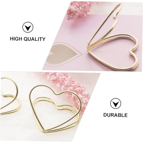 Sewroro 20 Stück Teiliges Metall Memo Clips in Herzform Doppelter Lagen design Kreative Kartenhalter für Notizen Fotos Tischkarten für Hochzeit Geburtstag und Partydekoration Sewroro 20 Stück Teiliges Metall Memo Clips in Herzform Doppelter Lagen design Kreative Kartenhalter für Notizen Fotos Tischkarten für Hochzeit Geburtstag und Partydekoration von Sewroro