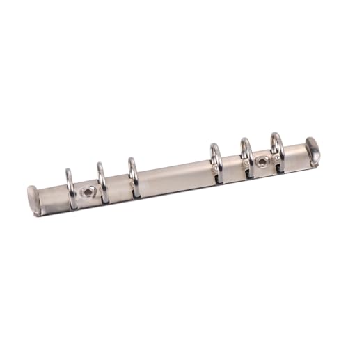 Sewroro 20 Stück Teiliges Metall Ringbuch Binder Clips Langlebige Buchringe für Büro Schule und Scrapbook Leichter Tragbarer Ordner Ersatz in Silber Sewroro 20 Stück Teiliges Metall Ringbuch Binder Clips Langlebige Buchringe für Büro Schule und Scrapbook Leichter Tragbarer Ordner Ersatz in Silber von Sewroro