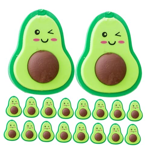 Sewroro 20 Stück Teiliges Niedliche Avocado Radiergummis Multifunktional Sauber Radierend Schonend für Schule Büro und Zeichnen Kreative Cartoon Schreibwaren für Erwachsene Sewroro 20 Stück Teiliges Niedliche Avocado Radiergummis Multifunktional Sauber Radierend Schonend für Schule Büro und Zeichnen Kreative Cartoon Schreibwaren für Erwachsene von Sewroro