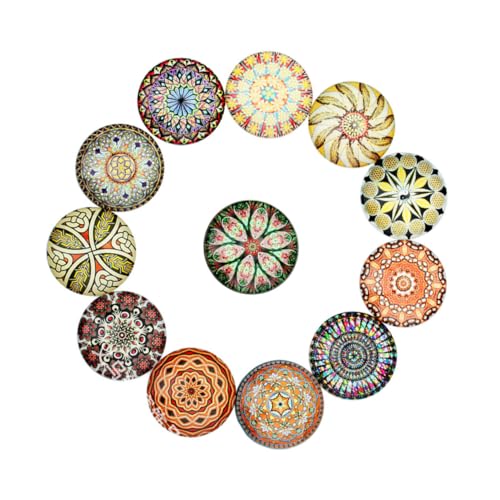 Sewroro 20 Stück Teiliges Runde Glas Cabochons mit Bedrucktem Muster Flache Rückseite DIY Schmuckzubehör für Ohrringe Manschettenknöpfe und Kreative Bastelideen Vielseitig Dekorativ Sewroro 20 Stück Teiliges Runde Glas Cabochons mit Bedrucktem Muster Flache Rückseite DIY Schmuckzubehör für Ohrringe Manschettenknöpfe und Kreative Bastelideen Vielseitig Dekorativ von Sewroro
