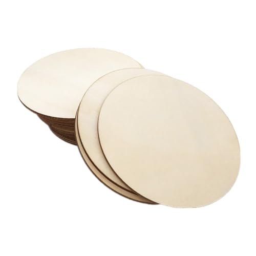 Sewroro 20 Stück Teiliges Runde Holzscheiben Blanko DIY Malen Bastelzubehör Glatte Oberfläche Sichere Verarbeitung für Kreative Handarbeiten und Dekorationen Sewroro 20 Stück Teiliges Runde Holzscheiben Blanko DIY Malen Bastelzubehör Glatte Oberfläche Sichere Verarbeitung für Kreative Handarbeiten und Dekorationen von Sewroro