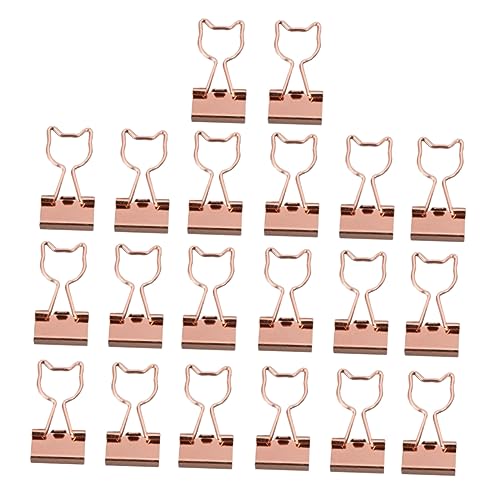 Sewroro 20 Stück Teiliges Set Metall Büroklammern mit Katzenmotiv Praktische Aktenklammern für Büroorganisation und Kreative Bastelprojekte Langlebig und Dekorativ Sewroro 20 Stück Teiliges Set Metall Büroklammern mit Katzenmotiv Praktische Aktenklammern für Büroorganisation und Kreative Bastelprojekte Langlebig und Dekorativ von Sewroro