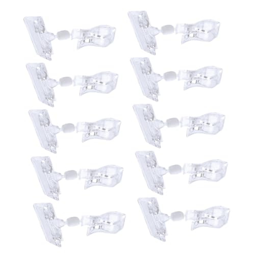 Sewroro 20 Stück Teiliges Transparente Drehbare Preisschildhalter Clips Doppelseitig aus Robustem Vielseitig Einsetzbar für Supermarktregale und Werbeanzeigen im Einzelhandel Sewroro 20 Stück Teiliges Transparente Drehbare Preisschildhalter Clips Doppelseitig aus Robustem Vielseitig Einsetzbar für Supermarktregale und Werbeanzeigen im Einzelhandel von Sewroro
