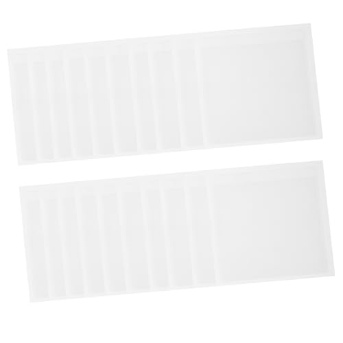 Sewroro 20 Stück Teiliges Transparente Selbstklebende PVC Etikettenhalter Kartenhüllen für Lagerorganisation Reißfest mit Starker Haftkraft zur Beschriftung und Übersichtlichen von Sewroro