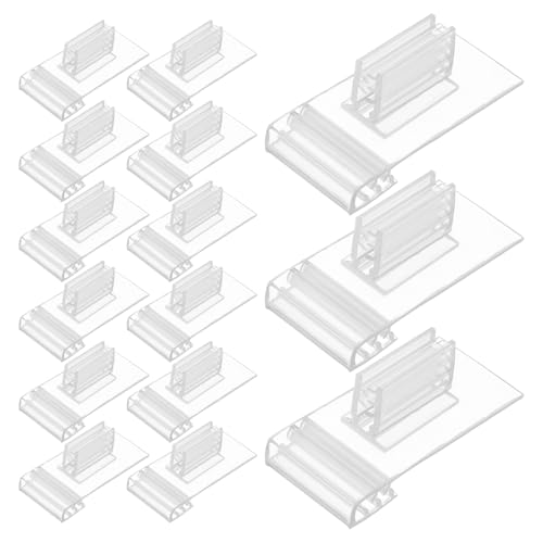 Sewroro 20 Stück Transparente Etikettenhalter für Einzelhandel Supermärkte und Einkaufszentren Flexibel Sicher und Leicht Austauschbar für Optimale Produktpräsentation Sewroro 20 Stück Transparente Etikettenhalter für Einzelhandel Supermärkte und Einkaufszentren Flexibel Sicher und Leicht Austauschbar für Optimale Produktpräsentation von Sewroro