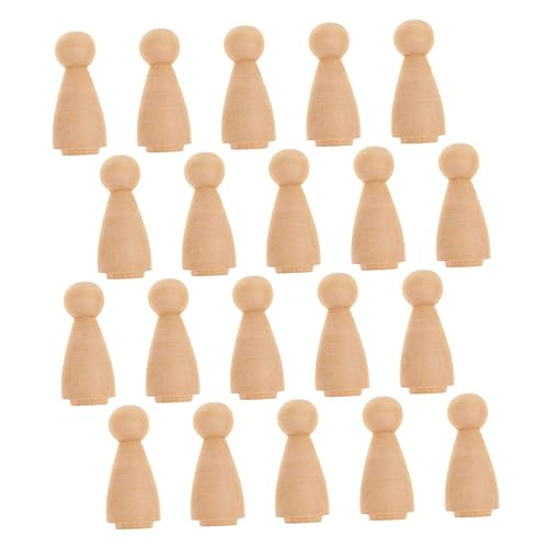 Sewroro 20 Stück Unfertige Puppe Hoch Menschen Figur Dame Leer Unvollendet Bemalte Puppe Diy Dekoration Klein Werkzeug Diy -handwerk Hölzern Khaki Sewroro 20 Stück Unfertige Puppe Hoch Menschen Figur Dame Leer Unvollendet Bemalte Puppe Diy Dekoration Klein Werkzeug Diy -handwerk Hölzern Khaki von Sewroro