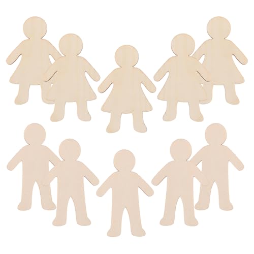 Sewroro 20 Stück Unlackierte Holzschablonen für Jungen Mädchen und Bastelmaterial für Kreative Projekte und Heimdekoration Sewroro 20 Stück Unlackierte Holzschablonen für Jungen Mädchen und Bastelmaterial für Kreative Projekte und Heimdekoration von Sewroro
