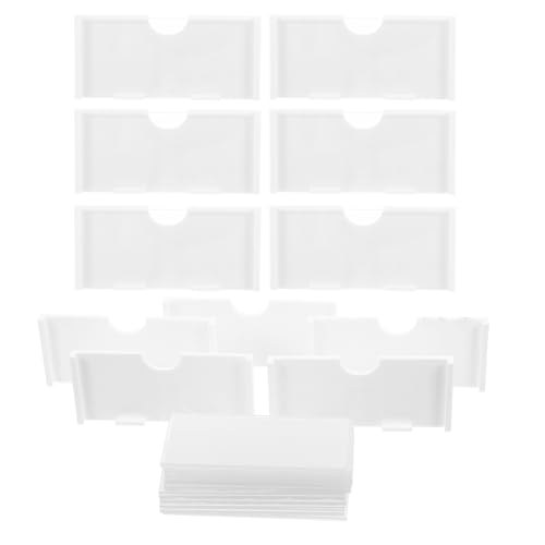 Sewroro 20 Stück Weiße Hangtags mit Loch für Regal Supermärkten und Lagerorganisation für Effektives Labeling und Kundenmanagement von Sewroro
