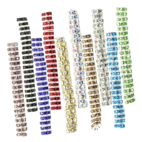 Sewroro 200 Stück Bunte Glas Spacer Perlen für Schmuckherstellung DIY Armband Bastelperlen mit Vielfältigen Farben für Perlen Auffädeln und Kreative Kettengestaltung Sewroro 200 Stück Bunte Glas Spacer Perlen für Schmuckherstellung DIY Armband Bastelperlen mit Vielfältigen Farben für Perlen Auffädeln und Kreative Kettengestaltung von Sewroro