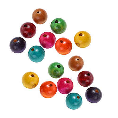Sewroro 200 Stück Bunte Holzperlen Rund Natürliche DIY Schmuckperlen zum Auffädeln für Kreative Bastelarbeiten und Schmuckherstellung Mädchen Zubehör Sewroro 200 Stück Bunte Holzperlen Rund Natürliche DIY Schmuckperlen zum Auffädeln für Kreative Bastelarbeiten und Schmuckherstellung Mädchen Zubehör von Sewroro