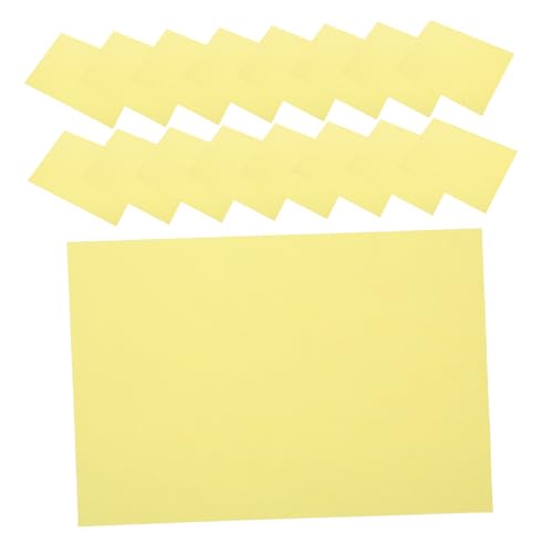 Sewroro 200 Stück Gelbes Druckpapier Leicht Gelb Druckerpapier Doppelseitig Geeignet Für Einladungen Basteln Büro Und Schule von Sewroro