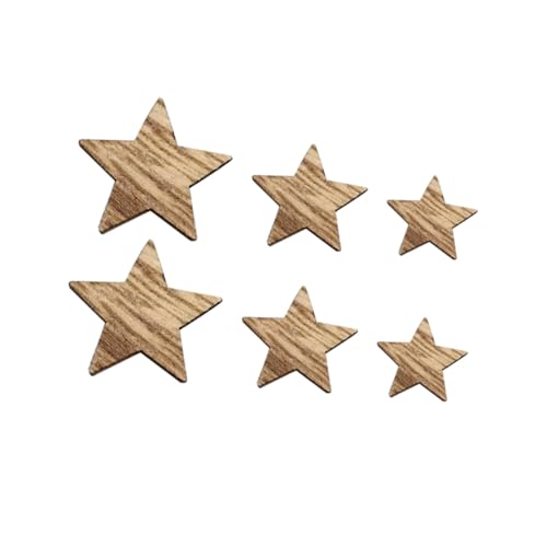Sewroro 200 Stück Holzsterne Mix DIY Holzplättchen zum Basteln Handbemalt Glatt Geschliffen für Weihnachtsdeko Hochzeit Tischdekoration Natürliche Holzsterne Holzdeko Zubehör Sewroro 200 Stück Holzsterne Mix DIY Holzplättchen zum Basteln Handbemalt Glatt Geschliffen für Weihnachtsdeko Hochzeit Tischdekoration Natürliche Holzsterne Holzdeko Zubehör von Sewroro