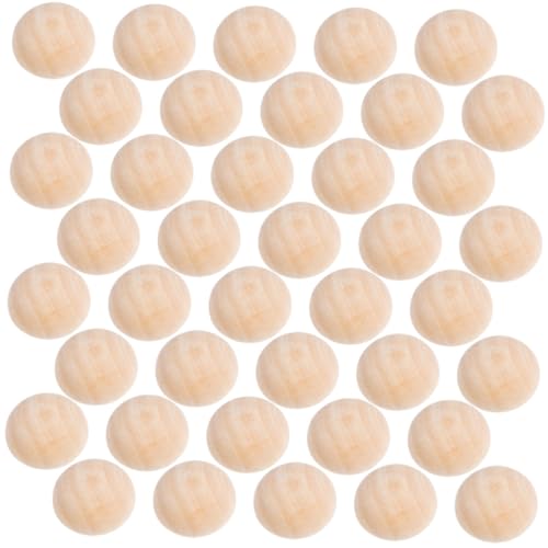 Sewroro 200 Stück Natürliche Halbkreisförmige Holzkugeln Unbehandelte Holzperlen für DIY Schmuck Basteln Kränze und Kreative Handarbeiten Hautfreundlich Langlebig Vielseitig Einsetzbar Sewroro 200 Stück Natürliche Halbkreisförmige Holzkugeln Unbehandelte Holzperlen für DIY Schmuck Basteln Kränze und Kreative Handarbeiten Hautfreundlich Langlebig Vielseitig Einsetzbar von Sewroro