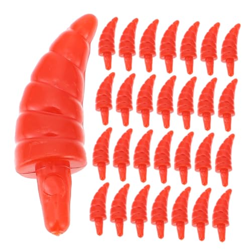 Sewroro 200 Stück Rote Mini Schneemann Nasen aus Kunststoff Einfache Befestigung Wiederverwendbar DIY Weihnachtsdeko Zubehör für Schneemann Bastelarbeiten und Weihnachtsornamente Sewroro 200 Stück Rote Mini Schneemann Nasen aus Kunststoff Einfache Befestigung Wiederverwendbar DIY Weihnachtsdeko Zubehör für Schneemann Bastelarbeiten und Weihnachtsornamente von Sewroro