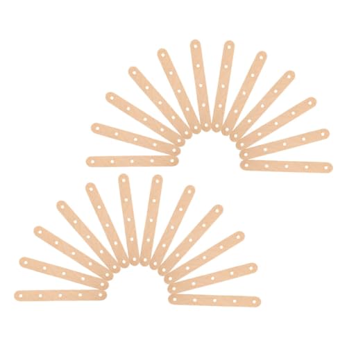 Sewroro 200 Stück Unbehandelte Holz Eisstiele mit Löchern für Diy Bastelprojekte für Kreative Handarbeiten und Sewroro 200 Stück Unbehandelte Holz Eisstiele mit Löchern für Diy Bastelprojekte für Kreative Handarbeiten und von Sewroro