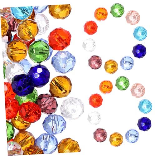 Sewroro 210Stücke DIY Glasperlen Transparent Kristallperlen für Armband Herstellung Leicht Durchfädelbar für Bastelprojekte und Kreative Dekorationen Sewroro 210Stücke DIY Glasperlen Transparent Kristallperlen für Armband Herstellung Leicht Durchfädelbar für Bastelprojekte und Kreative Dekorationen von Sewroro