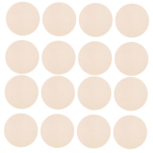 Sewroro 24 Stück Holzscheibenplatte Handwerk Runde Ausschnitte Hochzeit Runden Ausschnitte Holzscheiben Holzverzierungsscheiben Dekoration Holzscheiben Für Diy Holzspäne Für Diy von Sewroro