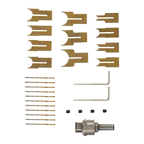 Sewroro 24 Stück Teiliges Holzring Bohrer Set Präzise Bohrwerkzeuge für DIY Schmuck und Holzperlen Hochwertige Langlebige Zubehörteile für Kreative Holzprojekte Sewroro 24 Stück Teiliges Holzring Bohrer Set Präzise Bohrwerkzeuge für DIY Schmuck und Holzperlen Hochwertige Langlebige Zubehörteile für Kreative Holzprojekte von Sewroro
