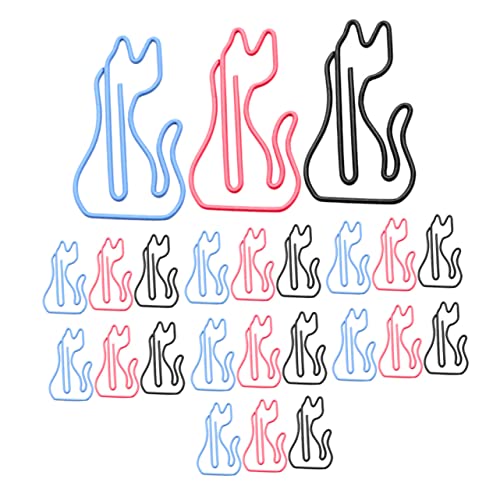 Sewroro 24 Stück Teiliges Niedliche Katzen Büroklammern aus Stabilem Metall Kreative Tierform Paper Clips für Büro und Schule Praktische Dokumentenhalter für Studenten und Zufällige Farbe Sewroro 24 Stück Teiliges Niedliche Katzen Büroklammern aus Stabilem Metall Kreative Tierform Paper Clips für Büro und Schule Praktische Dokumentenhalter für Studenten und Zufällige Farbe von Sewroro