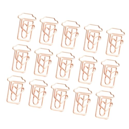 Sewroro 24 Stück Teiliges Papierklammern in Kaffeetassenform Roségoldene Büroklammern aus Metallischem Material Kreative Lesezeichenclips für Büro Schule Notizbuch und Kalender Praktische Sewroro 24 Stück Teiliges Papierklammern in Kaffeetassenform Roségoldene Büroklammern aus Metallischem Material Kreative Lesezeichenclips für Büro Schule Notizbuch und Kalender Praktische von Sewroro