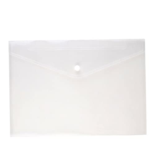 Sewroro 24 Stück Transparente Dokumentenmappe mit Druckknopf Teiliges Reißfest und Wasserabweisend Praktischer Dokumentenorganizer für Büro und Zuhause zur Sicheren Aufbewahrung Wichtiger von Sewroro