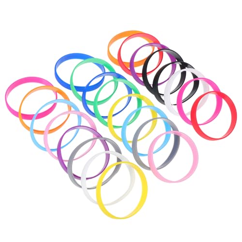 Sewroro 24 Stück Weiche und Bequeme Gummiwristbands für Partys Festivals und Outdoor Events Wiederverwendbar für Konzerte Geeignet für Altersgruppen Sewroro 24 Stück Weiche und Bequeme Gummiwristbands für Partys Festivals und Outdoor Events Wiederverwendbar für Konzerte Geeignet für Altersgruppen von Sewroro