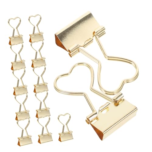 Sewroro 24 Stücke Teiliges Herzförmige Metall Büroklammern Stabile Kleine Binder Clips für Dokumente Notizen Rechnungen Vielseitige Papierklemmen für Büro Schule und Zuhause Dekorative Sewroro 24 Stücke Teiliges Herzförmige Metall Büroklammern Stabile Kleine Binder Clips für Dokumente Notizen Rechnungen Vielseitige Papierklemmen für Büro Schule und Zuhause Dekorative von Sewroro