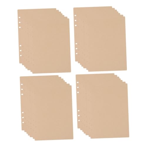 Sewroro 240 Stück Nachfüllpapier Ringbuch Blanko Kraftpapier Lose für Notizbuch Planer Lehrer Büro Flexibel Sortierbar ohne Tintenbluten Sewroro 240 Stück Nachfüllpapier Ringbuch Blanko Kraftpapier Lose für Notizbuch Planer Lehrer Büro Flexibel Sortierbar ohne Tintenbluten von Sewroro