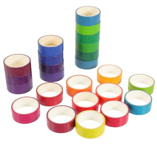 Sewroro 24Rollen DIY Washi Tapes Dekorative Klebebänder für Scrapbooking und Basteln Multifunktionale Bastelbänder für Kreative Projekte und von Sewroro