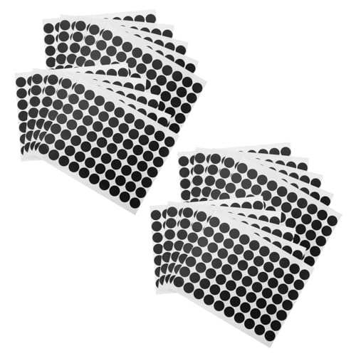 Sewroro 25 Blatt Runde Selbstklebende Schwarze Punkte Wasserdichte Druckbare Etiketten PVC Aufkleber Für Flaschen Gefrierschrank Outdoor Robuste Reißfeste Organisation Label Für Sewroro 25 Blatt Runde Selbstklebende Schwarze Punkte Wasserdichte Druckbare Etiketten PVC Aufkleber Für Flaschen Gefrierschrank Outdoor Robuste Reißfeste Organisation Label Für von Sewroro