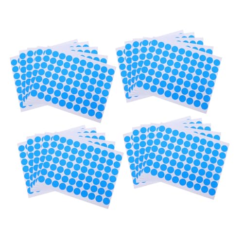 Sewroro 25 Blatt Wasserfeste Runde Klebepunkte Selbstklebende Markierungsaufkleber für Hand Druckbeschriftung mit Blauen Etiketten Vielseitig für Büro Haushalt Lebensmittel und Industrie Sewroro 25 Blatt Wasserfeste Runde Klebepunkte Selbstklebende Markierungsaufkleber für Hand Druckbeschriftung mit Blauen Etiketten Vielseitig für Büro Haushalt Lebensmittel und Industrie von Sewroro