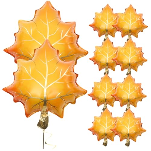 Sewroro 25 Stück Teiliges Aluminiumfolie Herbstballons in Ahornblatt-form für Thanksgiving Dekorationen Lebendige Farben Vielseitig Einsetzbar für Innen Außenbereich Festliche Sewroro 25 Stück Teiliges Aluminiumfolie Herbstballons in Ahornblatt-form für Thanksgiving Dekorationen Lebendige Farben Vielseitig Einsetzbar für Innen Außenbereich Festliche von Sewroro