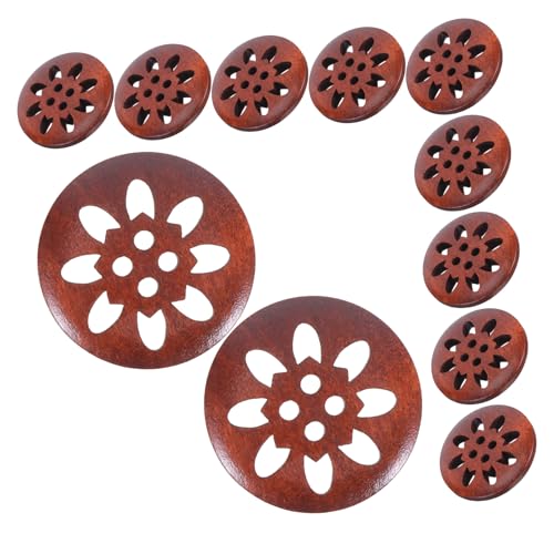 Sewroro 25 Stück Teiliges Holzknöpfe mit Blumenmuster Natürliche Holzknöpfe für Nähen und DIY Robust und Vielseitig als Mantelverschluss und Bekleidungsdeko für Hemden Uniformen und Sewroro 25 Stück Teiliges Holzknöpfe mit Blumenmuster Natürliche Holzknöpfe für Nähen und DIY Robust und Vielseitig als Mantelverschluss und Bekleidungsdeko für Hemden Uniformen und von Sewroro