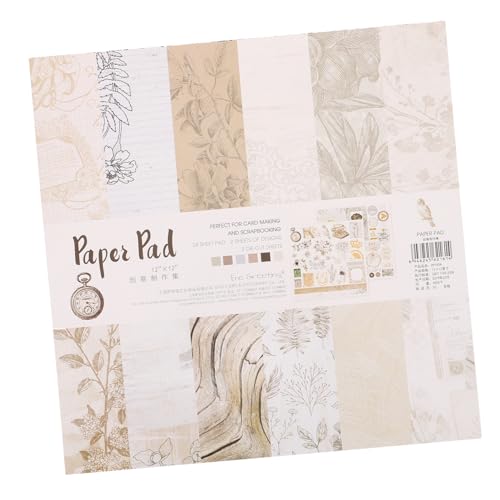 Sewroro 26 Blatt Vintage Scrapbooking Papier Leichtes Dekoratives Bastelpapier für Albumgestaltung Einfach zu Schneiden und Falten für DIY Journale und Kreative Handarbeiten Sewroro 26 Blatt Vintage Scrapbooking Papier Leichtes Dekoratives Bastelpapier für Albumgestaltung Einfach zu Schneiden und Falten für DIY Journale und Kreative Handarbeiten von Sewroro