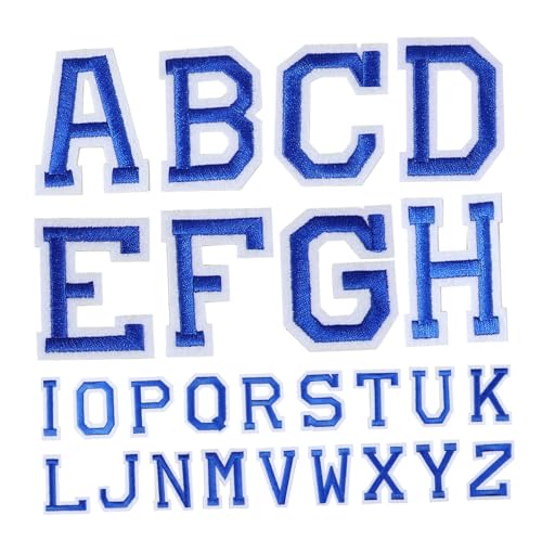 Sewroro 26 Stück Teiliges Bügelflicken Buchstaben Aufnäher für Kleidung DIY Bestickte Patches Alphabet Dunkelblau zum Aufbügeln und Nähen für Jeans Taschen Rucksäcke Reparaturflicken Sewroro 26 Stück Teiliges Bügelflicken Buchstaben Aufnäher für Kleidung DIY Bestickte Patches Alphabet Dunkelblau zum Aufbügeln und Nähen für Jeans Taschen Rucksäcke Reparaturflicken von Sewroro