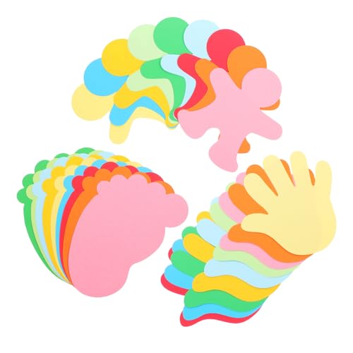 Sewroro 27 Stück Handgeschnittene Bunte Papierhand Ausschnitte Teilig für Bastelarbeiten Klassenzimmer und Bürodekorationen Lehrer Kreative Wandsticker Sewroro 27 Stück Handgeschnittene Bunte Papierhand Ausschnitte Teilig für Bastelarbeiten Klassenzimmer und Bürodekorationen Lehrer Kreative Wandsticker von Sewroro