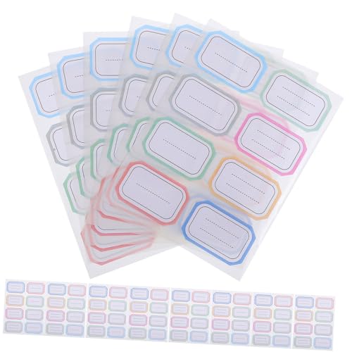 Sewroro 288 Stück Handgeschriebene Etikettenaufkleber Markierungsetiketten Leere Stoffetiketten Klebrige Gefütterte Etiketten Umschlagaufkleber Siegel Selbstklebende Aufkleber Sewroro 288 Stück Handgeschriebene Etikettenaufkleber Markierungsetiketten Leere Stoffetiketten Klebrige Gefütterte Etiketten Umschlagaufkleber Siegel Selbstklebende Aufkleber von Sewroro