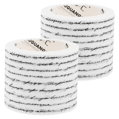 Sewroro 2Rollen Gotisches Washi Klebeband Set für DIY Scrapbooking Dekoratives Klebeband im Vintage Stil für Kreative Bastelprojekte und von Sewroro