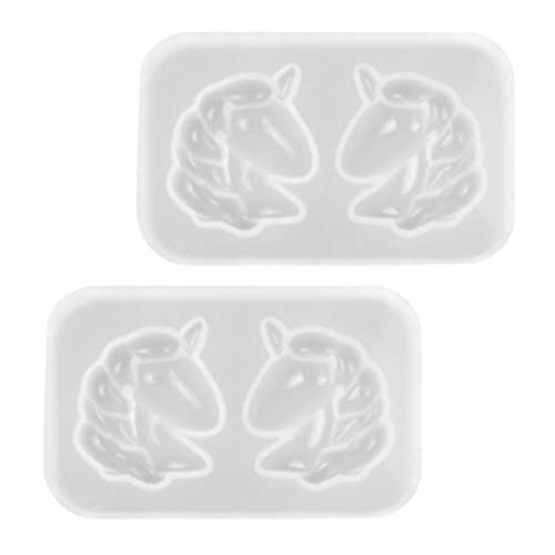 Sewroro 2Stücke Einhorn Silikonform Kreative Gießformen für DIY Projekte Langlebig und für Schmuck und Dekorative Ornamente Sewroro 2Stücke Einhorn Silikonform Kreative Gießformen für DIY Projekte Langlebig und für Schmuck und Dekorative Ornamente von Sewroro