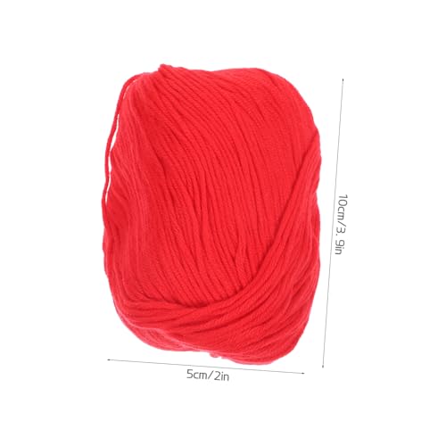 Sewroro 3 Rollen Baumwollgarn zum Häkeln Weiches Hautfreundliches Garn mit Hoher Flexibilität Vielseitig für DIY Handarbeiten Kleidung und Dekoration Bequem Tragbar für Handgefertigte von Sewroro