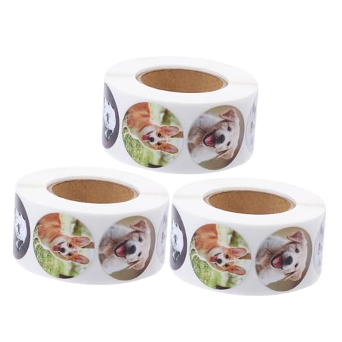 Sewroro 3 Rollen Dekorative Siegel aufkleber Selbstklebende Geschenk Haushaltsetiketten mit Cartoon motiv Vielseitig Verwendbare Verschlusssticker für Umschläge Geschenkverpackungen und Sewroro 3 Rollen Dekorative Siegel aufkleber Selbstklebende Geschenk Haushaltsetiketten mit Cartoon motiv Vielseitig Verwendbare Verschlusssticker für Umschläge Geschenkverpackungen und von Sewroro