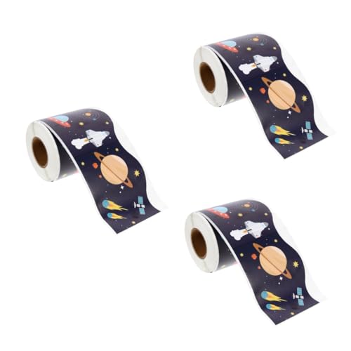 Sewroro 3 Rollen Dekorativer Schulanfang Aufkleber Selbstklebender Sticker für Pinnwand und Tafel Deko Kreative Wandgestaltung für Klassenzimmer und Hochwertige Materialien Leicht von Sewroro