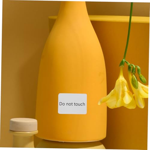 Sewroro 3 Rollen Etiketten Selbstklebend pro Transparente Versandaufkleber Namensschild Sticker zum Bedrucken für Paketetiketten und Preisaufkleber von Sewroro