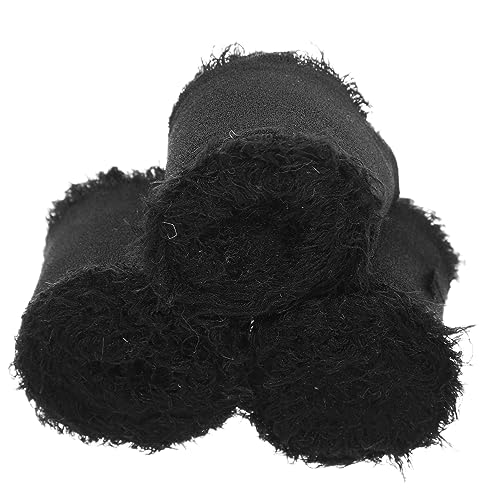 Sewroro 3 Rollen Fransenbänder Chiffon pro Rolle Dekorative Bänder für Hochzeitssträuße Geschenkverpackungen Bastelprojekte und Festlichkeiten Sewroro 3 Rollen Fransenbänder Chiffon pro Rolle Dekorative Bänder für Hochzeitssträuße Geschenkverpackungen Bastelprojekte und Festlichkeiten von Sewroro