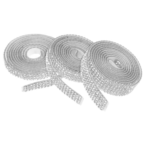 Sewroro 3 Rollen Glitzernde Dekorationsstreifen für Diy Handwerk Kleidung Autos Accessoires Einfache Anwendung und Glamouröse Designs Sewroro 3 Rollen Glitzernde Dekorationsstreifen für Diy Handwerk Kleidung Autos Accessoires Einfache Anwendung und Glamouröse Designs von Sewroro