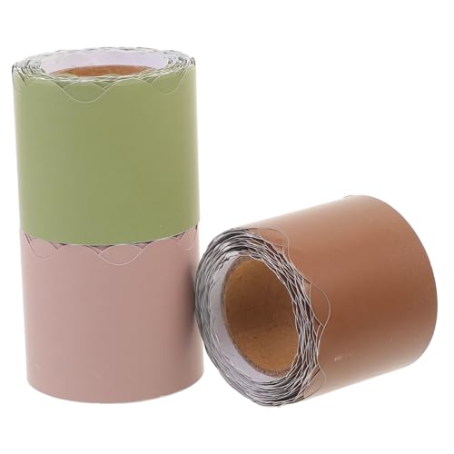 Sewroro 3 Rollen Pinnwand Bordüre Gewellte Abnehmbare Dekorationsfolie für Klassenzimmer Schwarze Tafelrand Papier Bunte Austauschbare Pinnwand Ränder für Schule und Büro Sewroro 3 Rollen Pinnwand Bordüre Gewellte Abnehmbare Dekorationsfolie für Klassenzimmer Schwarze Tafelrand Papier Bunte Austauschbare Pinnwand Ränder für Schule und Büro von Sewroro