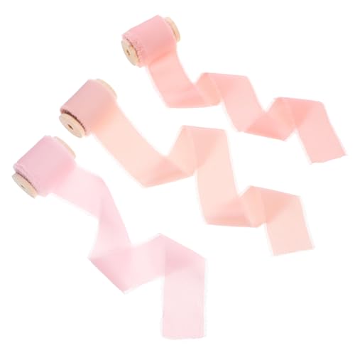 Sewroro 3 Rollen Satin Geschenkband Handgerissene Fransen Elegantes Bastelband für Geschenke Kuchenverpackungen Haarschmuck und Floristik Hochwertige Textur Strapazierfähig Vielseitig für Sewroro 3 Rollen Satin Geschenkband Handgerissene Fransen Elegantes Bastelband für Geschenke Kuchenverpackungen Haarschmuck und Floristik Hochwertige Textur Strapazierfähig Vielseitig für von Sewroro